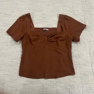 Abercrombie & Fitch Rich Brown Blouse